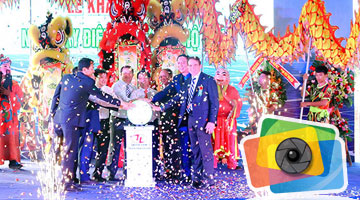 Mo Duc solar power plant Inauguration ceremony