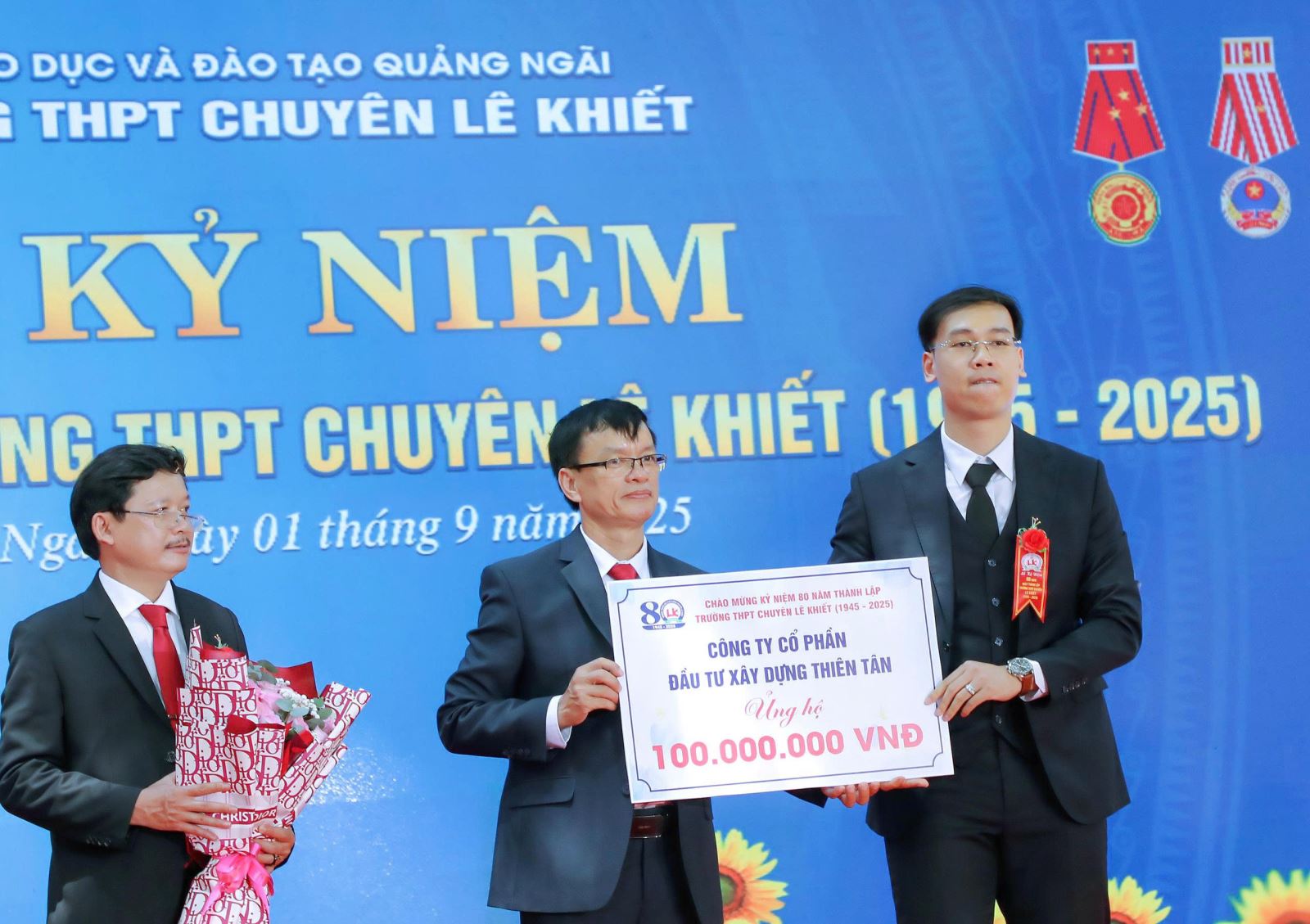 Thien Tan Group supporting Le Khiet Gifted High School