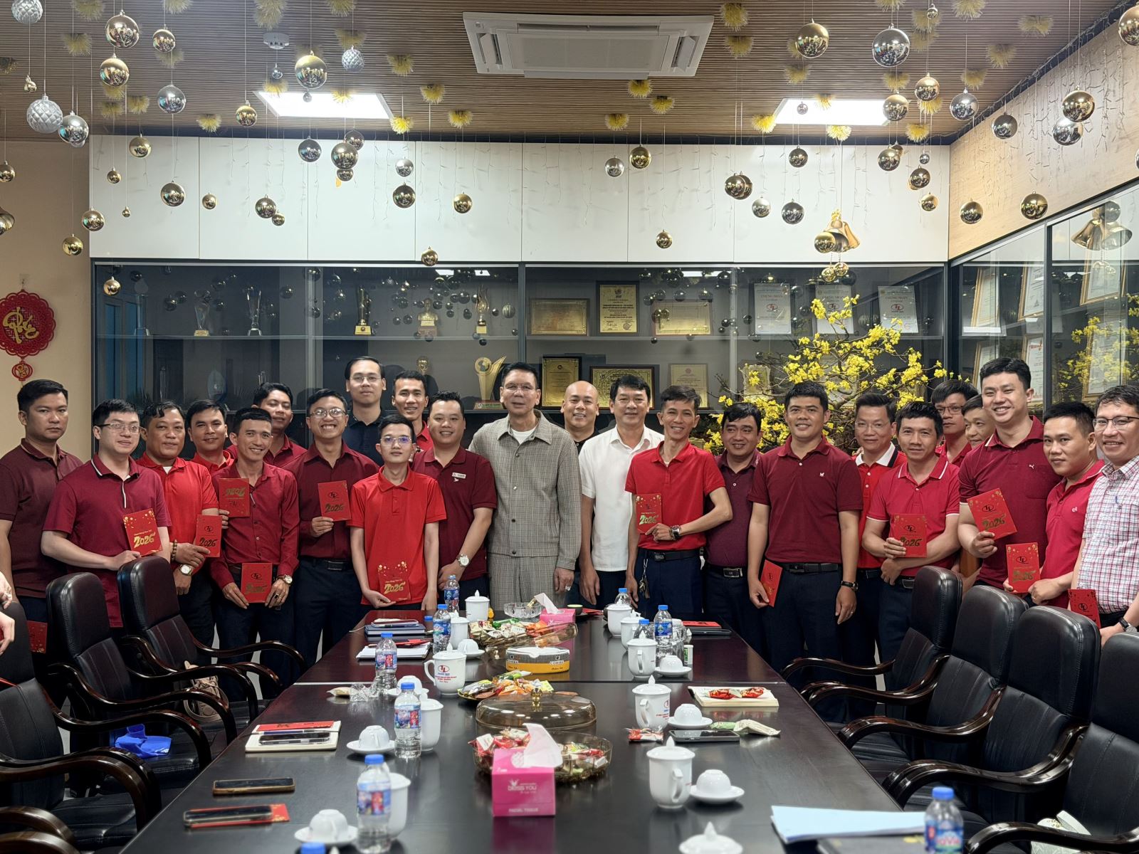 Male employees of Thien Tan Group