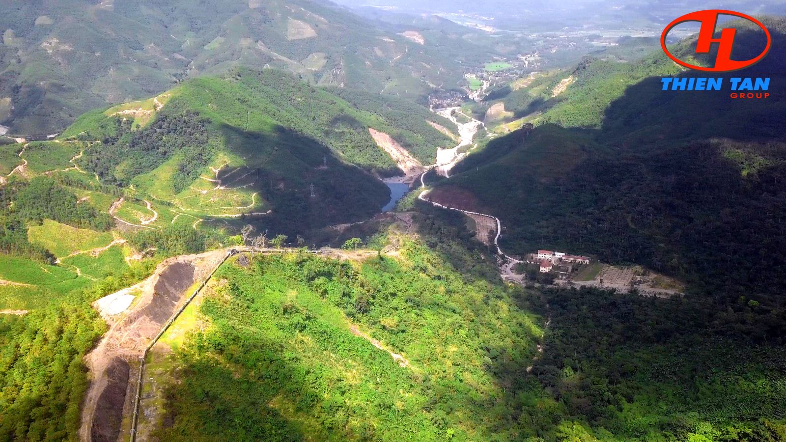 Penstock panoramic view