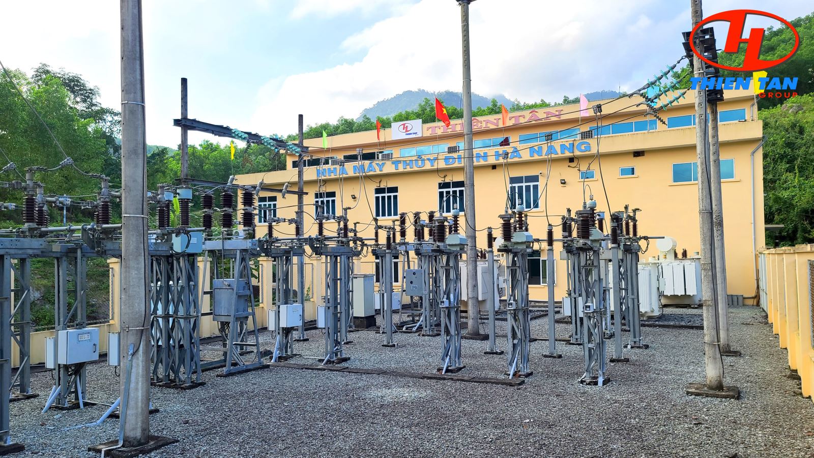 Substation of Ha Nang Hydropower Plant